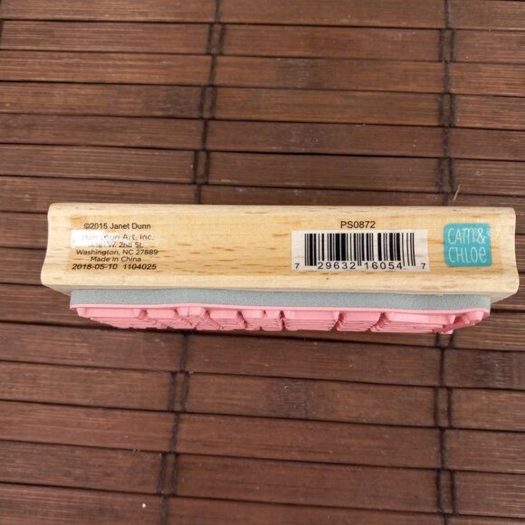 Lot 2 Saying Rubber Stamps Hampton Art Life Is Pretty Amazing Stampendous - Picture 8 of 8